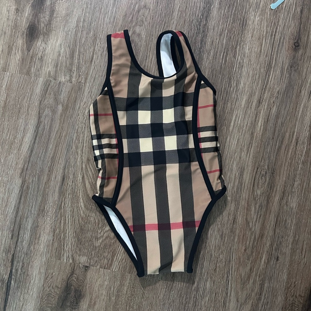 Burberry Black and White Swimwear